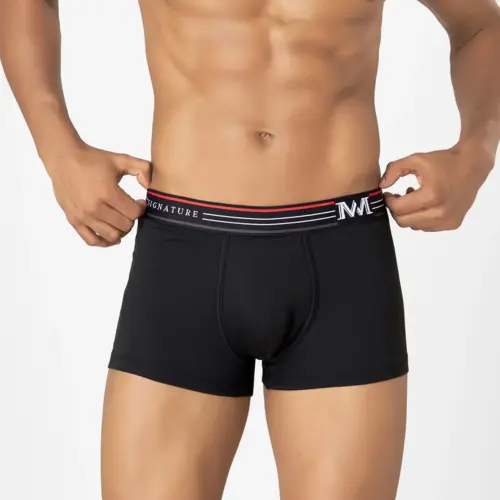 Men's Solid Trunks in Modal & Supima Cotton with Cool Touch, Stretch Fit, and Ultra Soft Waistband