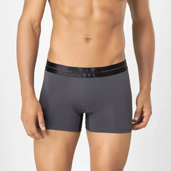 Men's Solid Trunks in Tactel & Spandex Blend Stretch Fit Cool Touch Ultra Soft Waistband with Moisture wicking tech.