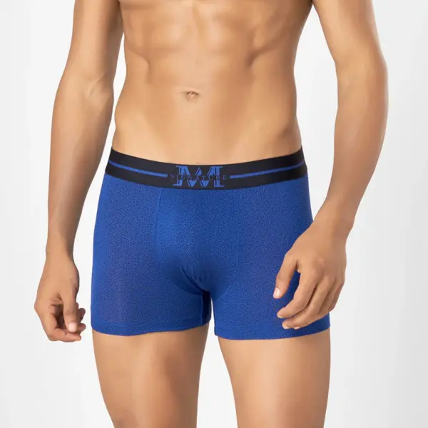 Men's Printed Trunks in Modal & Spandex Blend with  Stretch Fit Cool Touch and Ultra Soft Waistband