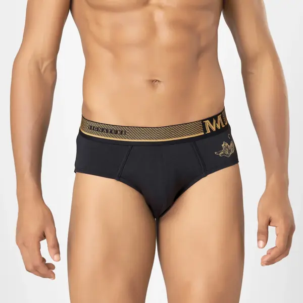 Men's Solid Briefs in Supima Cotton & Modal Blend with Stretch Fit, Soft Feel, Cool Touch and Ultra Soft Waistband 