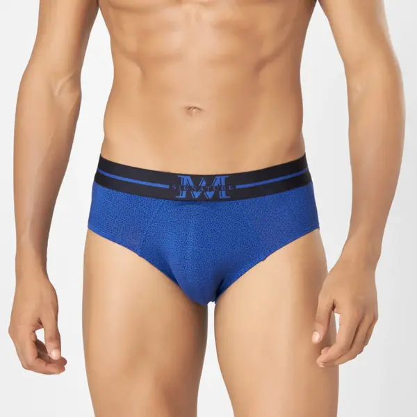 Men's Printed Briefs in Modal & Spandex Blend with  Stretch Fit Cool Touch and Ultra Soft Waistband