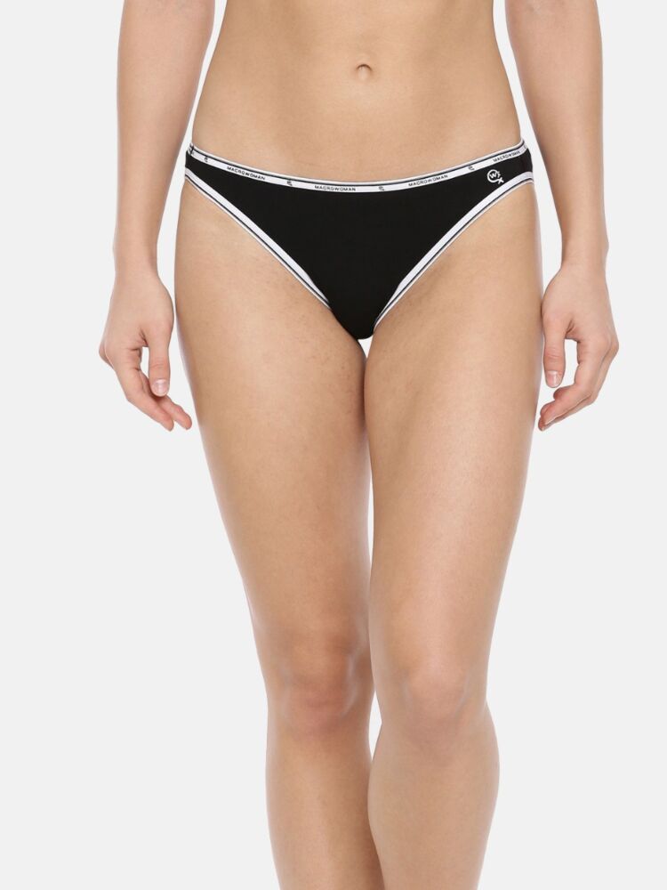 Women's Panty, Stretchable Cotton Rich fabric with Slim Elastic Waistband for Flexibility