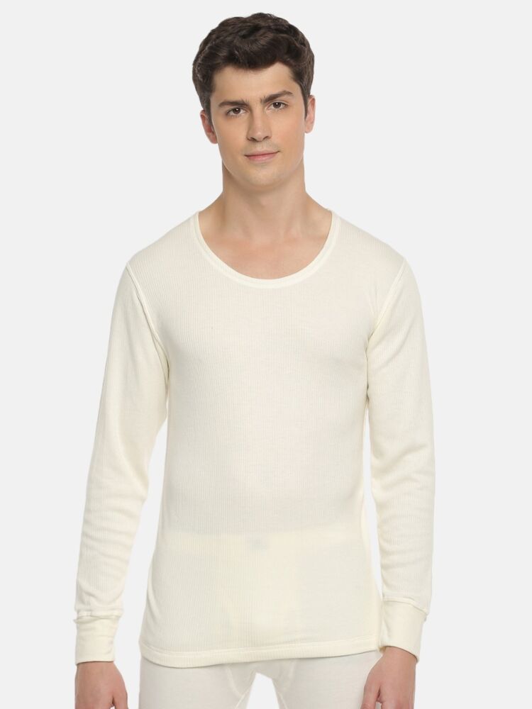 Men's Thermal Uppers Viscose Cotton Blend Full Sleeves U-Neck and Satin-Soft Smoothness