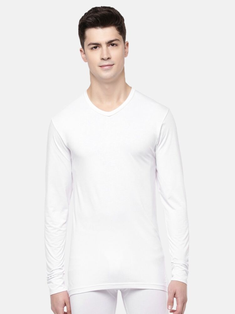 Men's Thermal Uppers Miyabi Cotton Poly spandex Full Sleeves V- Neck with Moisture Wicking Properties