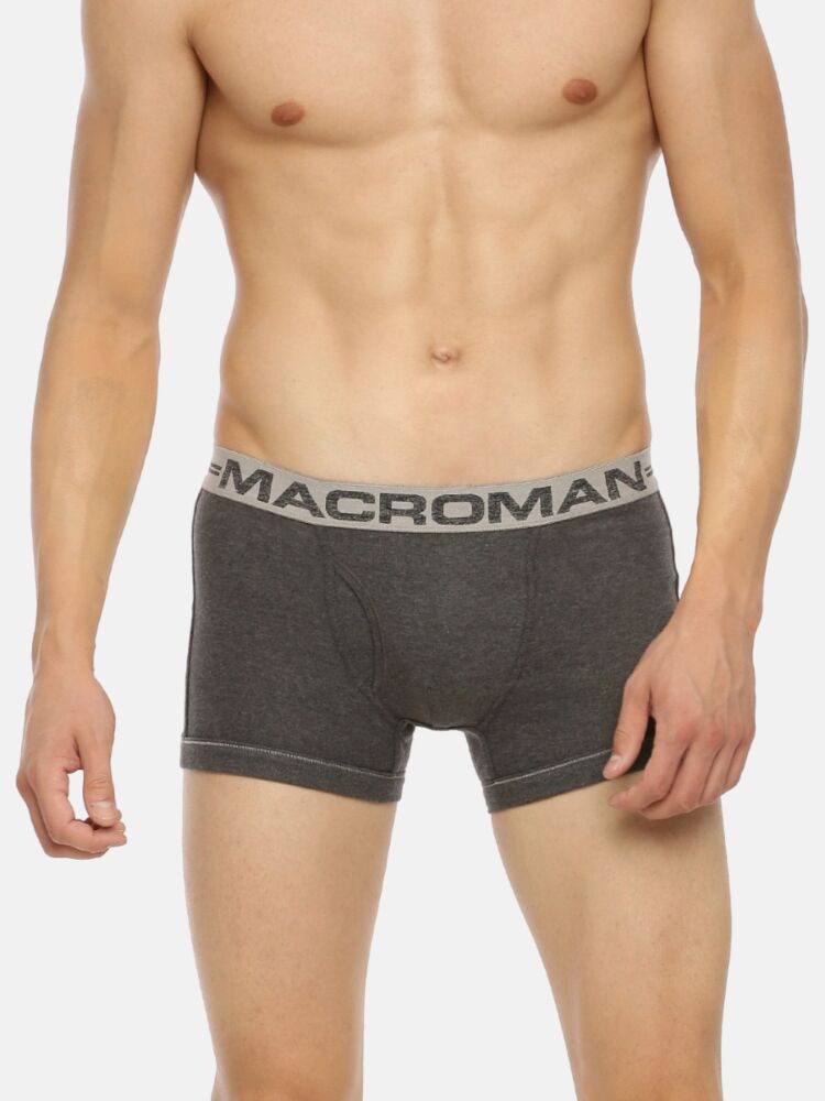 Men's Boxer Brief in Premium Compact Cotton with Body-Hugging Fit and Lycra Detailing for Superior Support