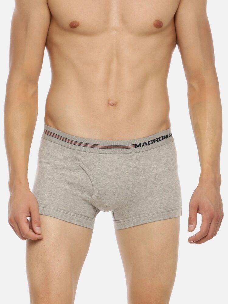 Men's Boxer Brief in Premium Compact Cotton with Classic Cut and Spandex Waistband for Lasting Comfort