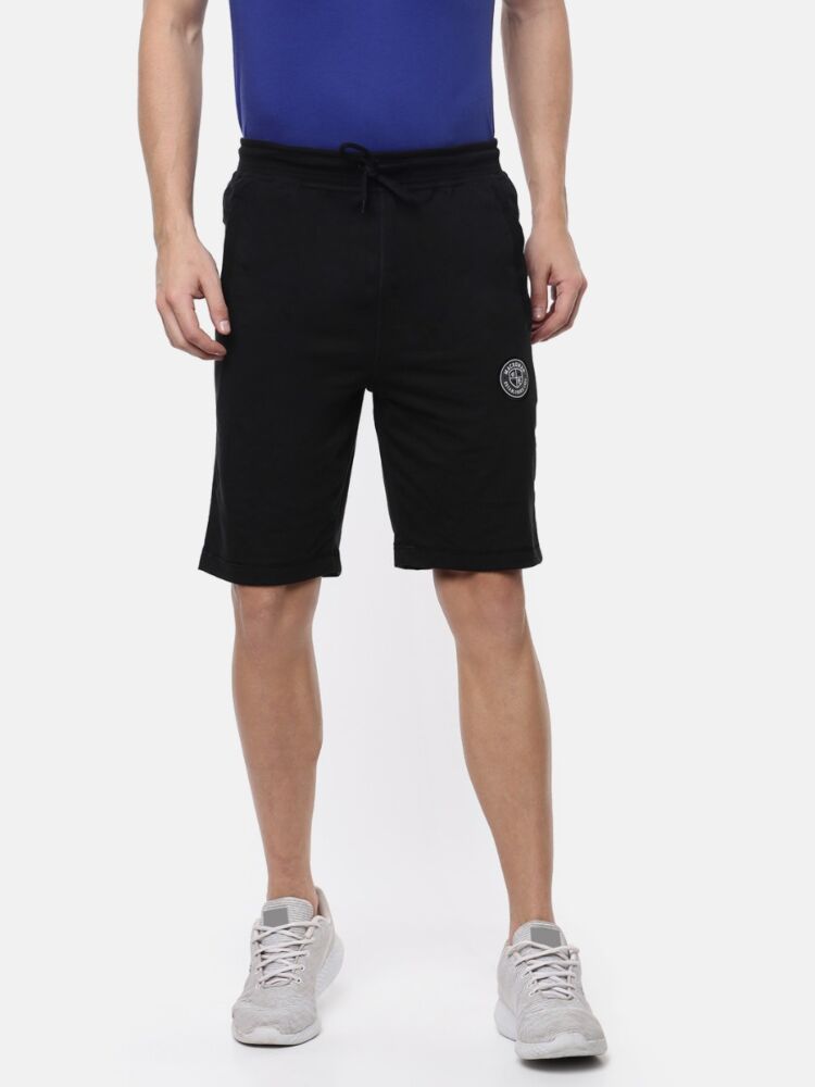 Men's Regular Fit Bermudas in Cotton Rich Fabric Broad Waistband with Side Pocket for Modern and Sporty look