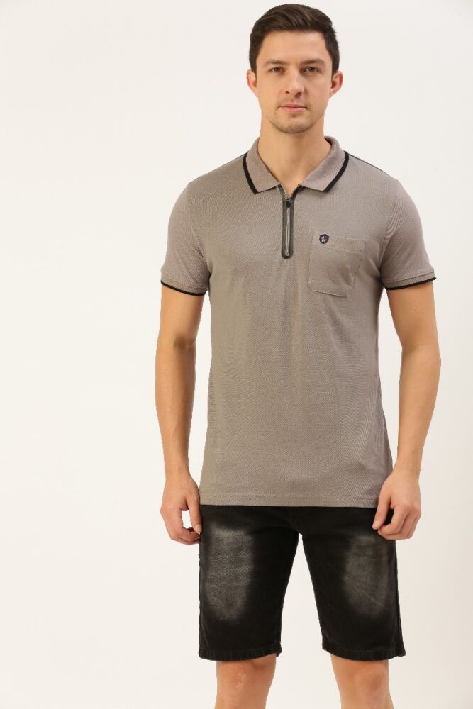 Macroman M-Series Men’s Fashion Pique Polo T-Shirt (With Pocket) in Cotton Rich Pique Fabric, Half Sleeve Style