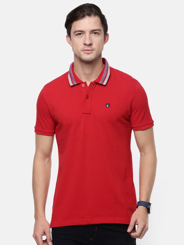 Macroman M-Series Men’s Smartz Basics Pique Polo T-Shirt in Cotton Rich Pique Fabric, Half Sleeve Style