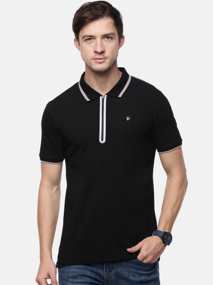 Macroman M-Series Men’s Fashion Pique Polo T-Shirt in Cotton Rich Pique Fabric, Half Sleeve Style