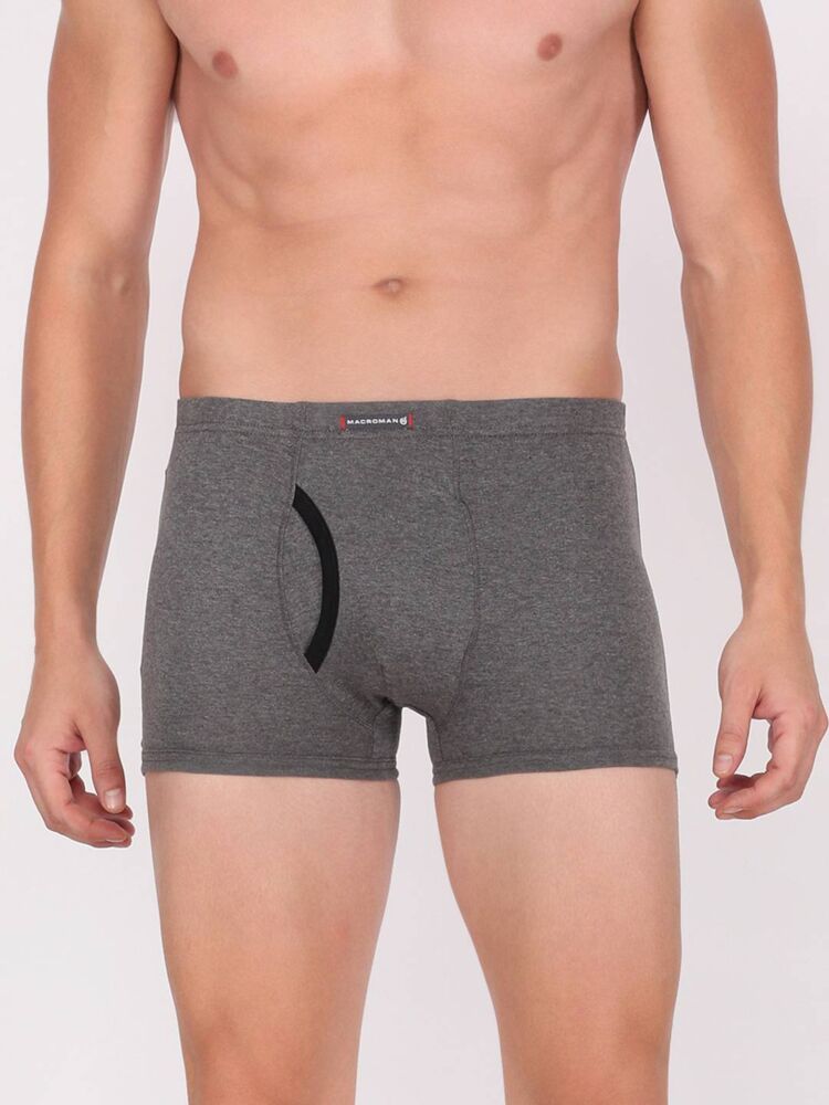 Men's Mini Trunks in Compact Cotton Fabric Double Layered Pouch with Maximum Coverage