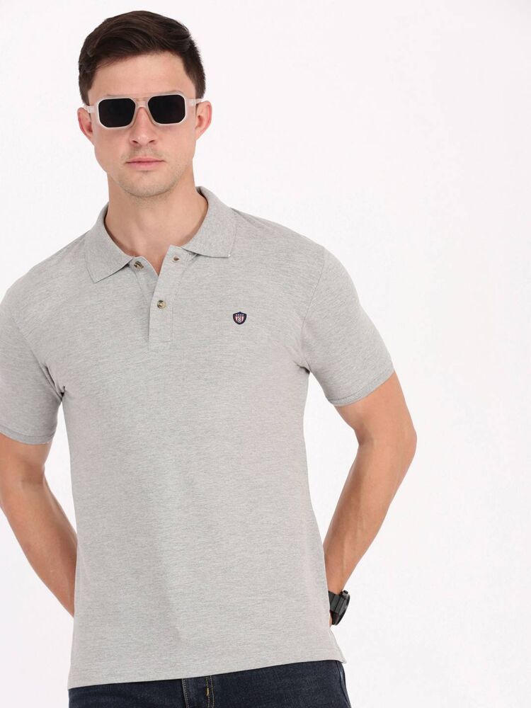 Macroman M-Series Men’s Fashion Polo Tee Core Casual T-Shirt in 95% Cotton 5% Lycra Pique Fabric, Half Sleeve Style