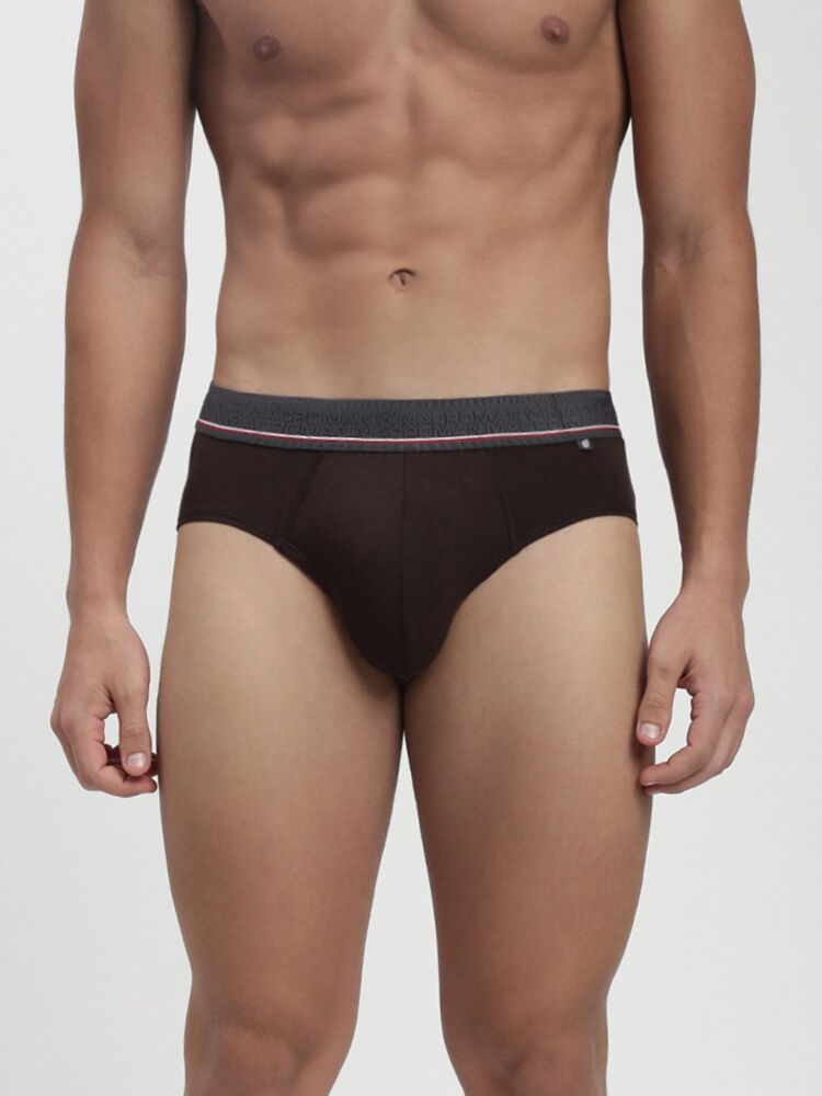 Men’s Cotton Stretch Brief – Double-Layered Pouch, Soft Waistband