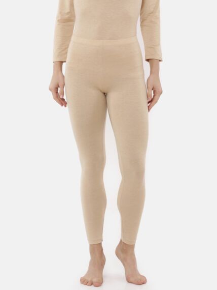 Women's Thermal Leggings in Miyabi Cotton Poly spandex with Warmth Retaining and Mositure Wicking Properties